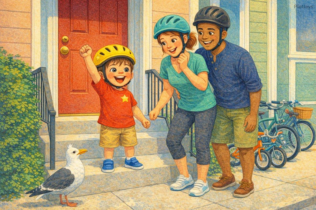 Ethan watching big ships pass under the bridge