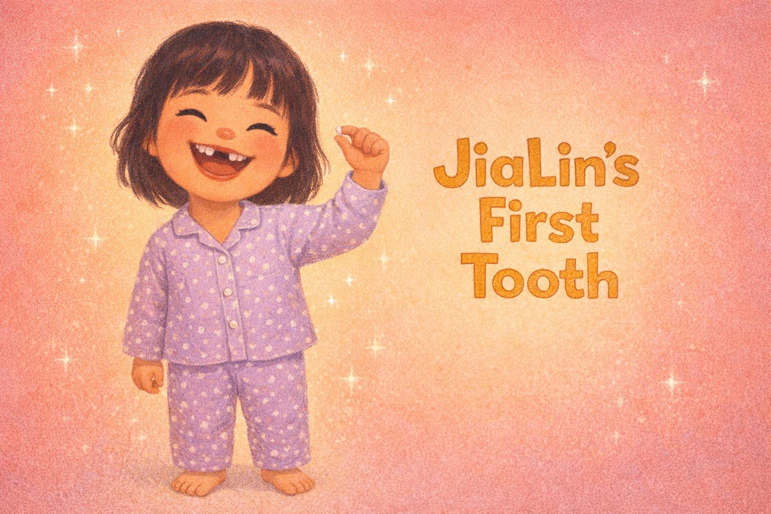 JiaLin's First Tooth