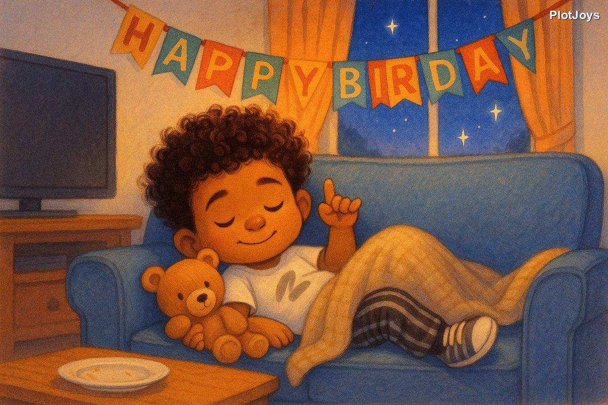 Max at four years old, making a touchdown pose