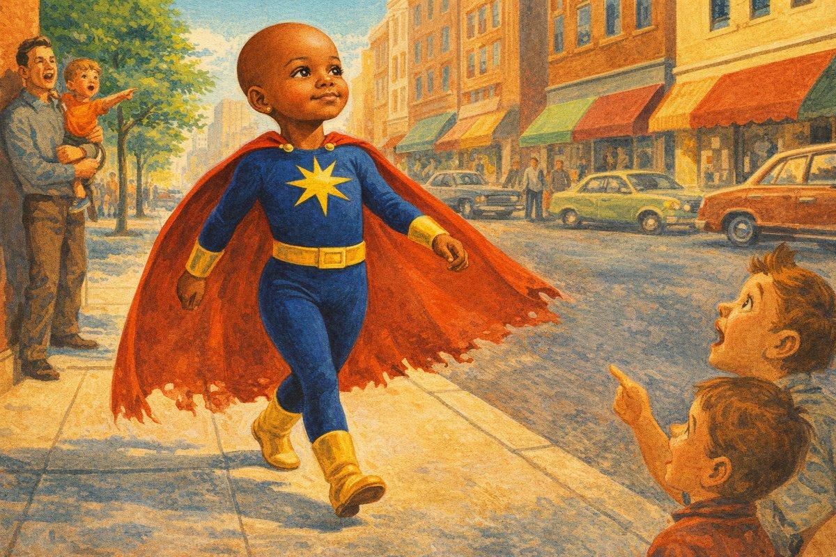 Maya standing tall — everyone knew exactly who she was