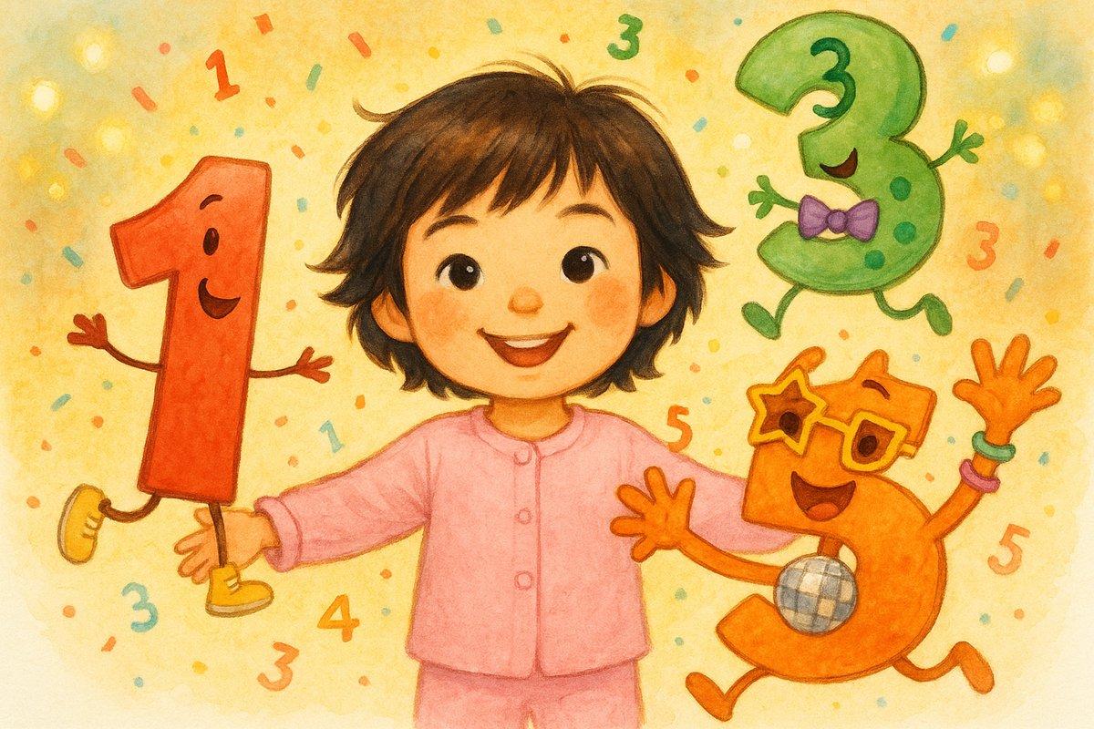 Numbers singing and welcoming Mia as their friend