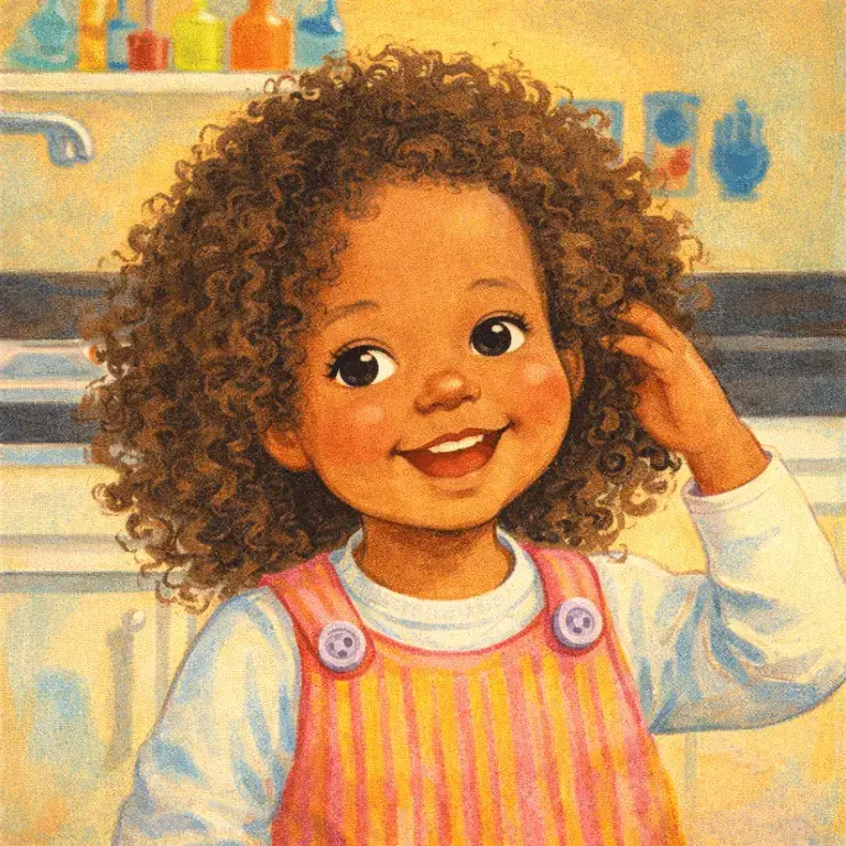 The little explorer — storybook character