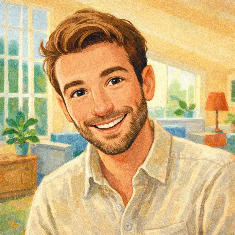 The dad — storybook character