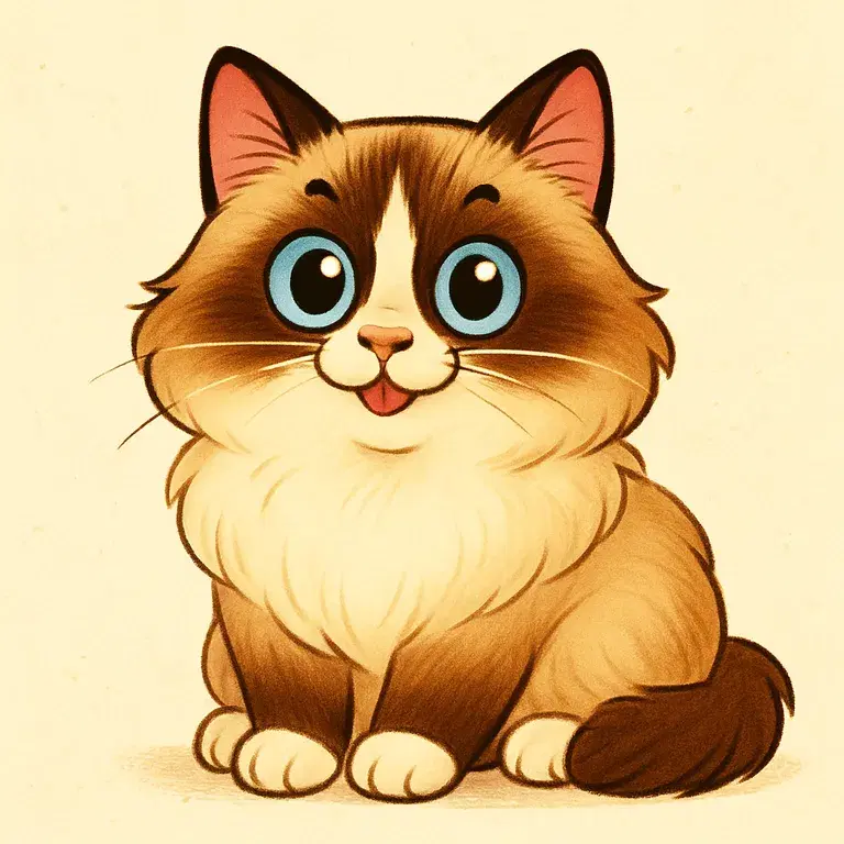 The ragdoll — storybook character