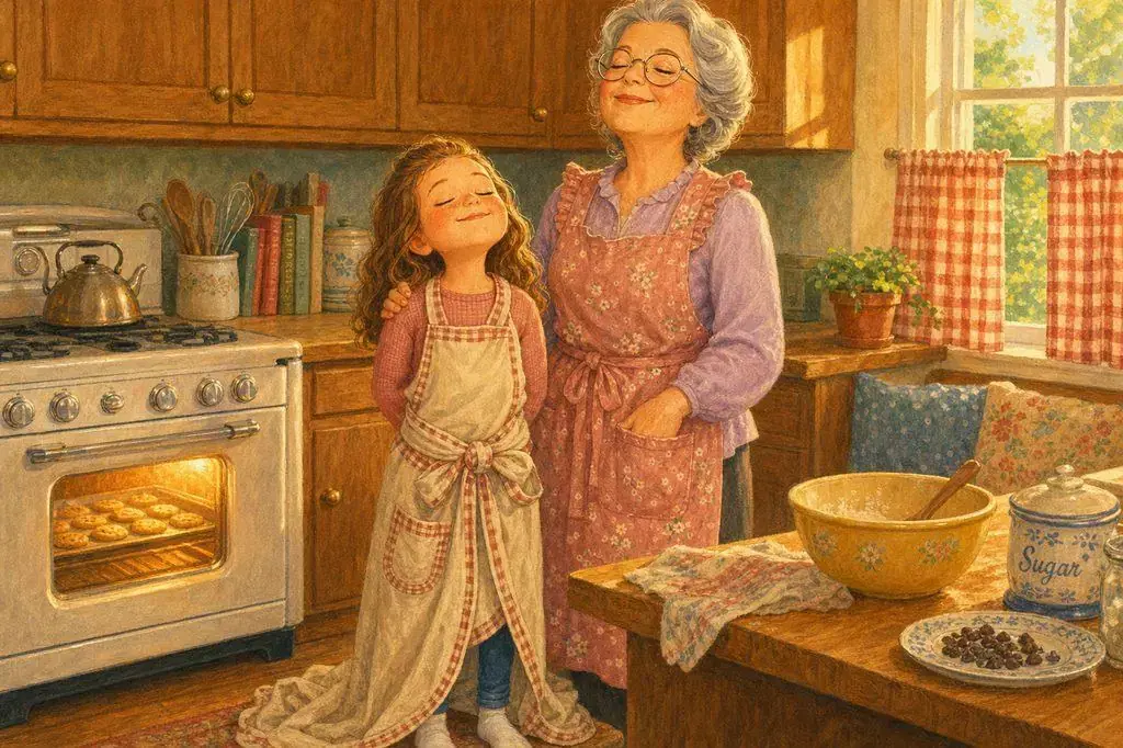 Eyes closed, Nora and Grandma breathe in the warm kitchen — the smell of Grandma’s, the smell of home