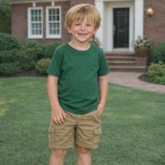 A good example — a smiling child, face sharp and clearly visible